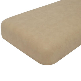SCITOO tan cushions upgrade golf cart interior aesthetics.