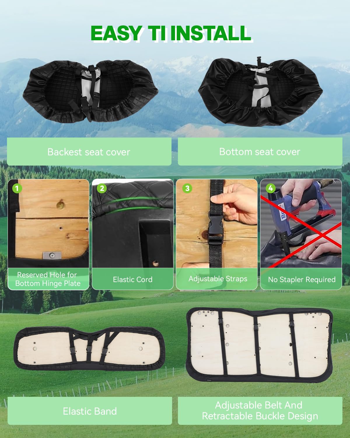 SCITOO seat protection and extension helps extend seat life.