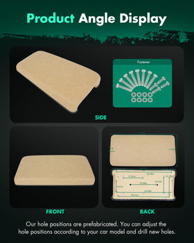 SCITOO tan front-seat cushion adds elegant color and comfort.