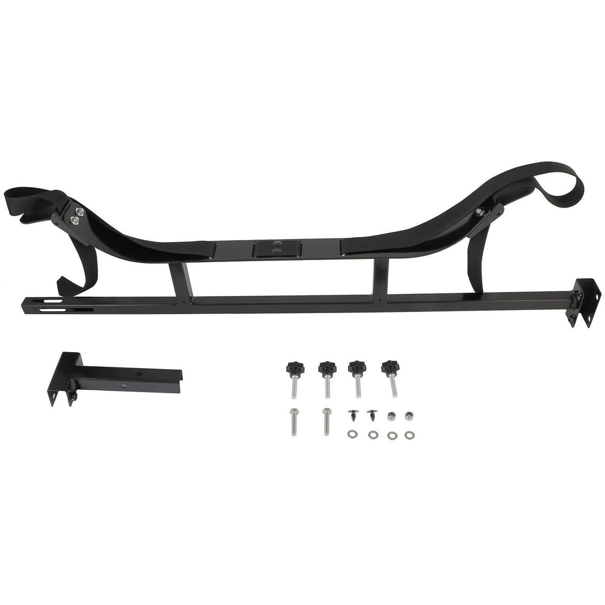 SCITOO universal golf bag attachment keeps bags secure on many carts
