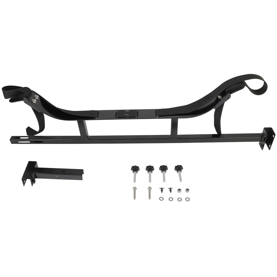 SCITOO universal golf bag attachment keeps bags secure on many carts