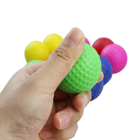 Scott Edward foam balls include a golf ball line maker for precise targeting