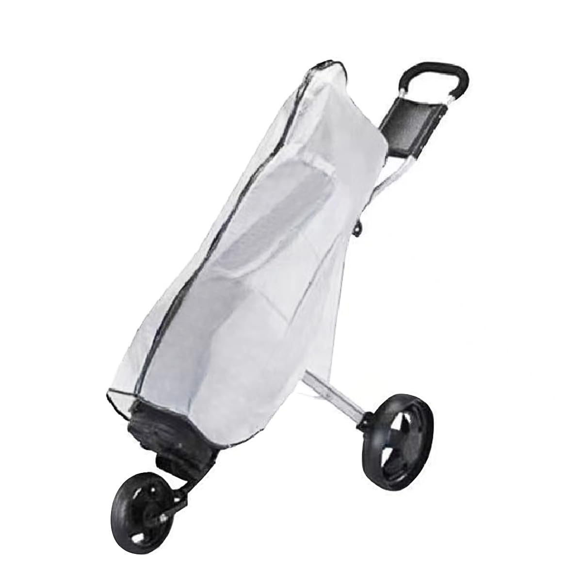 Scott Edward clear rain cover reveals the bag while protecting from moisture.