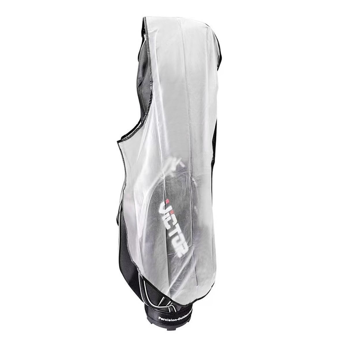 Zipper access on Scott Edward rain cover allows quick club retrieval.
