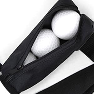 Scott Edward bag holds 5-7 clubs for compact travel.