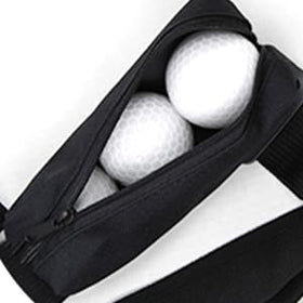 Scott Edward bag holds 5-7 clubs for compact travel.