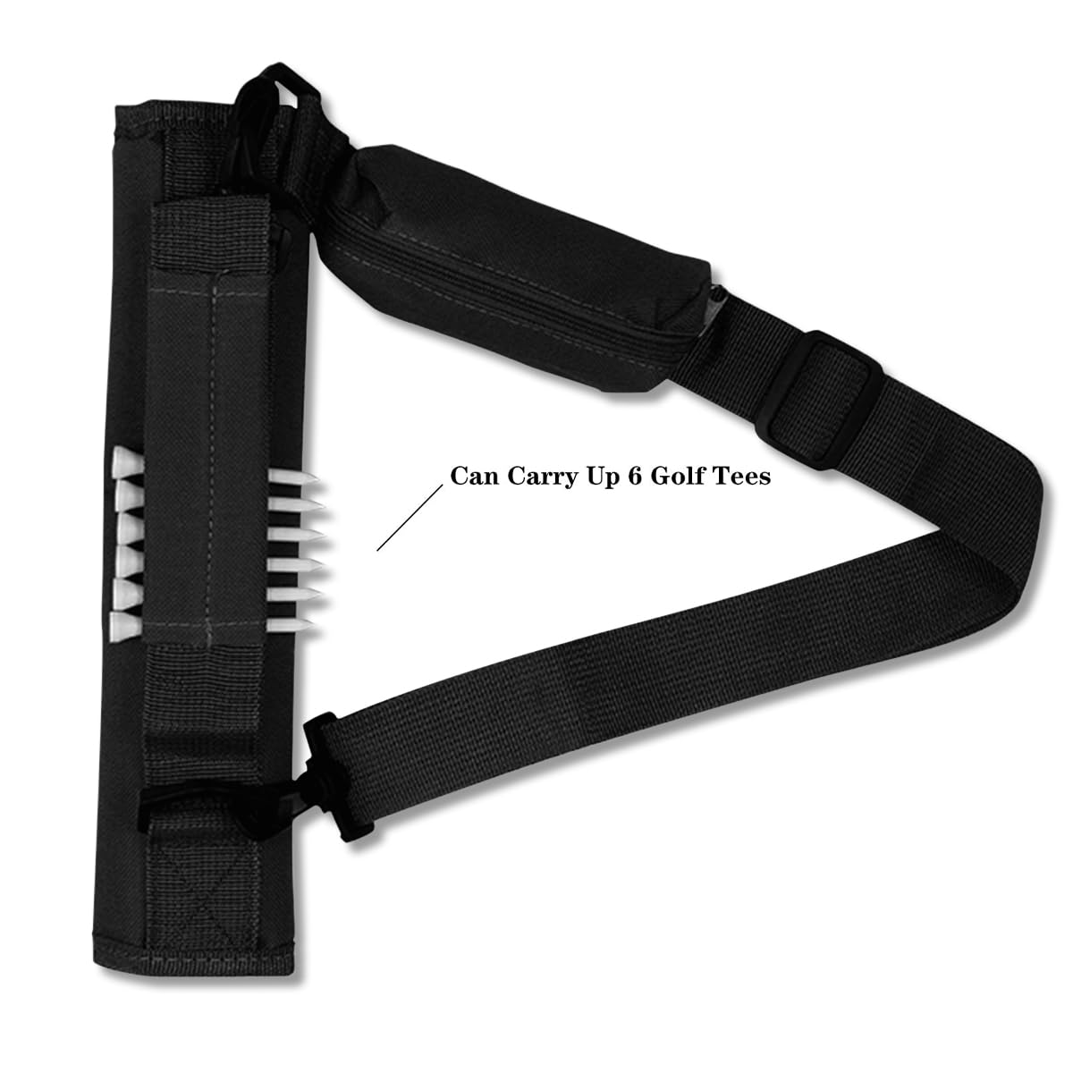 Scott Edward bag in black with an adjustable strap for comfortable carrying.
