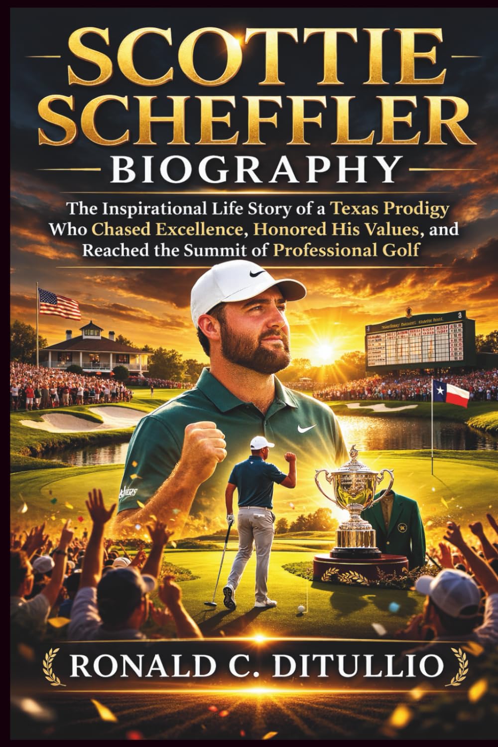 Scottie Scheffler biography cover image featuring the Texas prodigy for golf inspiration