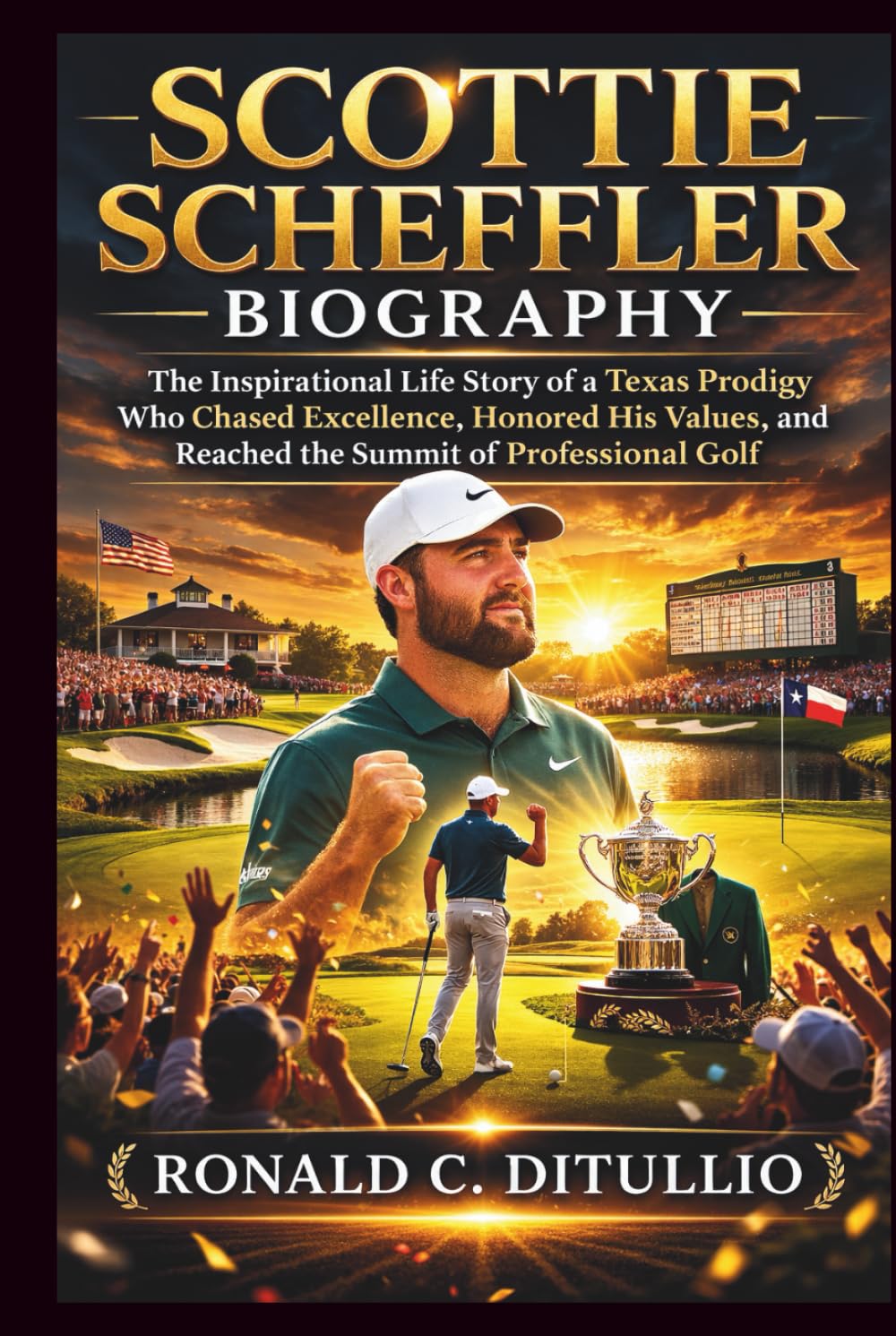 Scottie Scheffler biography cover: inspiring golf journey and core values.