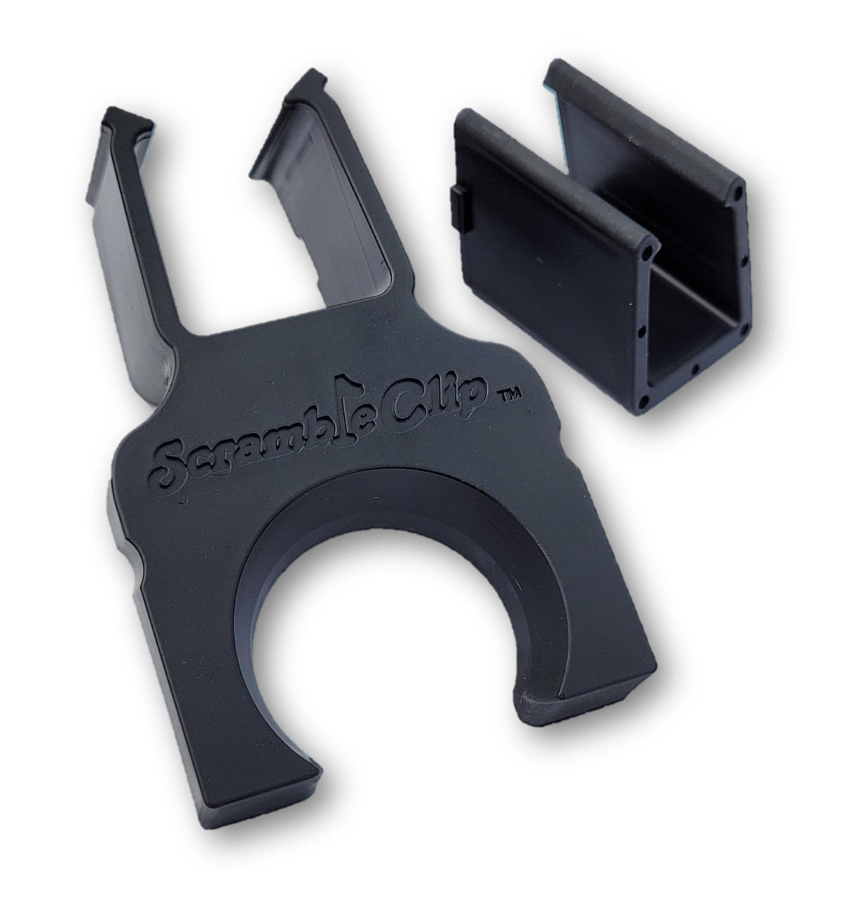 ScrambleClip magnet-free design eliminates magnets for simple setup.