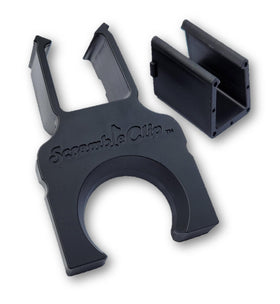 ScrambleClip magnet-free design eliminates magnets for simple setup.