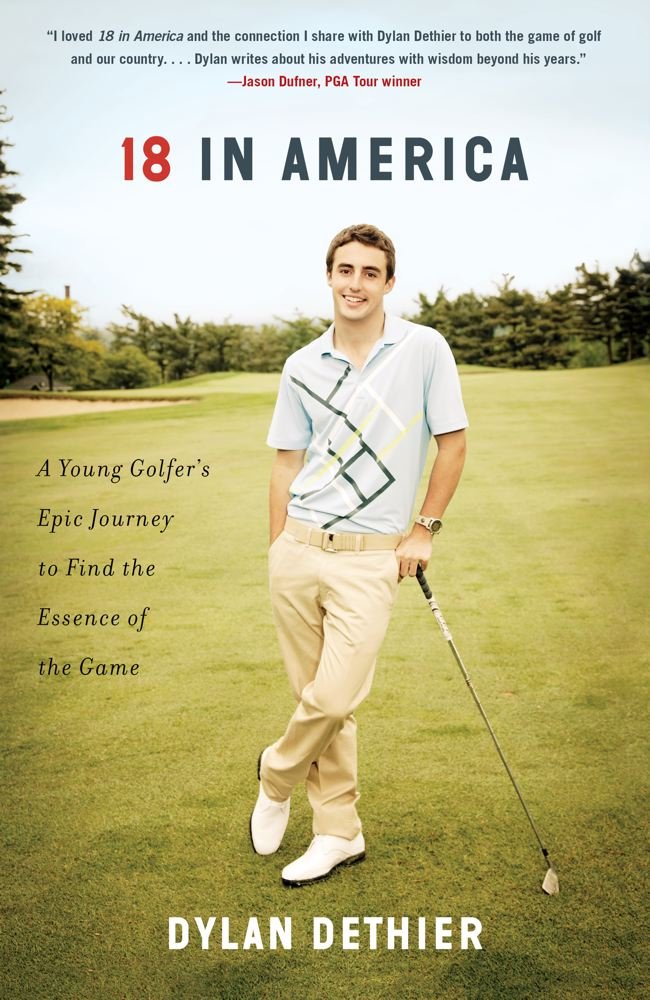 SCRIBNER 18 in America cover—golf memoir for fans exploring a cross-country coming-of-age journey