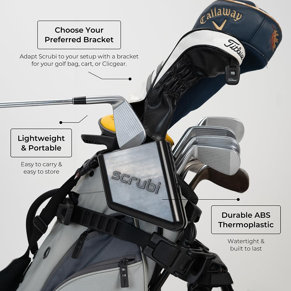 Scrubi nylon bristles power through dirt on grooves for cleaner irons.