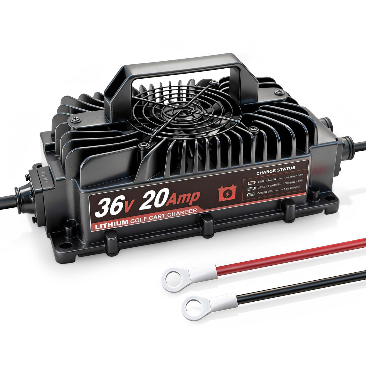 SDLOOL 438V onboard charger front view for golf cart charging