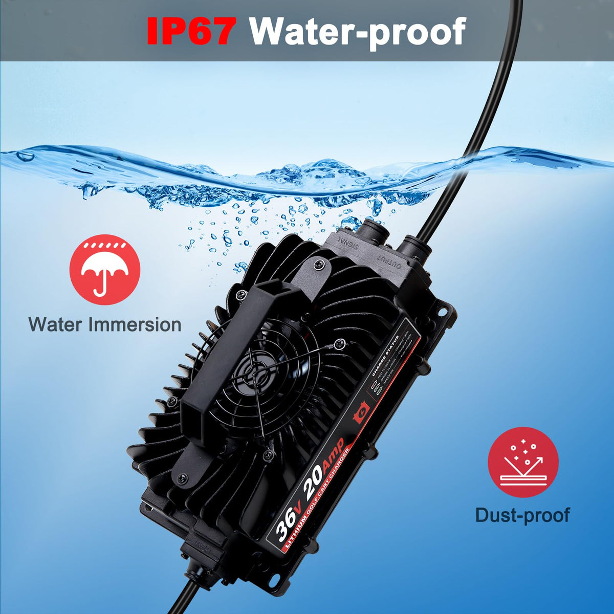 SDLOOL IP67 waterproof rating highlights rugged outdoor use