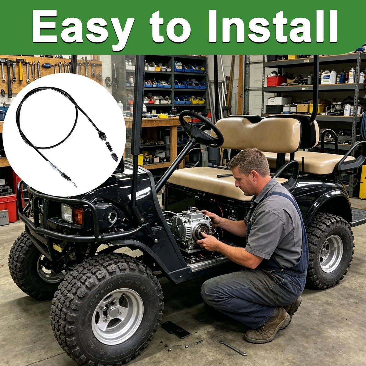 SDRZJX easy-install bolt-on cable image conveys quick replacement for minimal downtime.