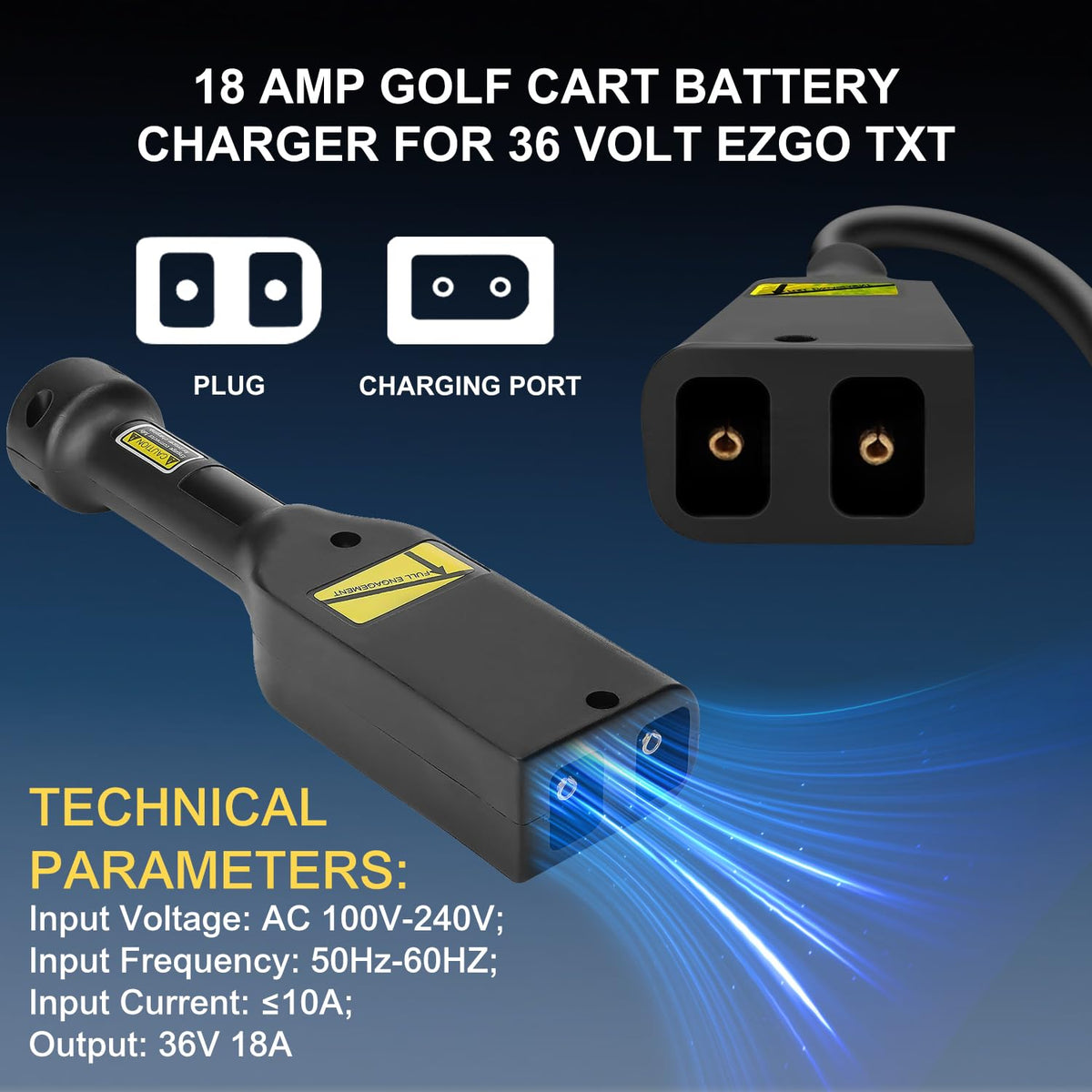 SDULIBITIY lightweight charger at 5.5 pounds for easy transport.