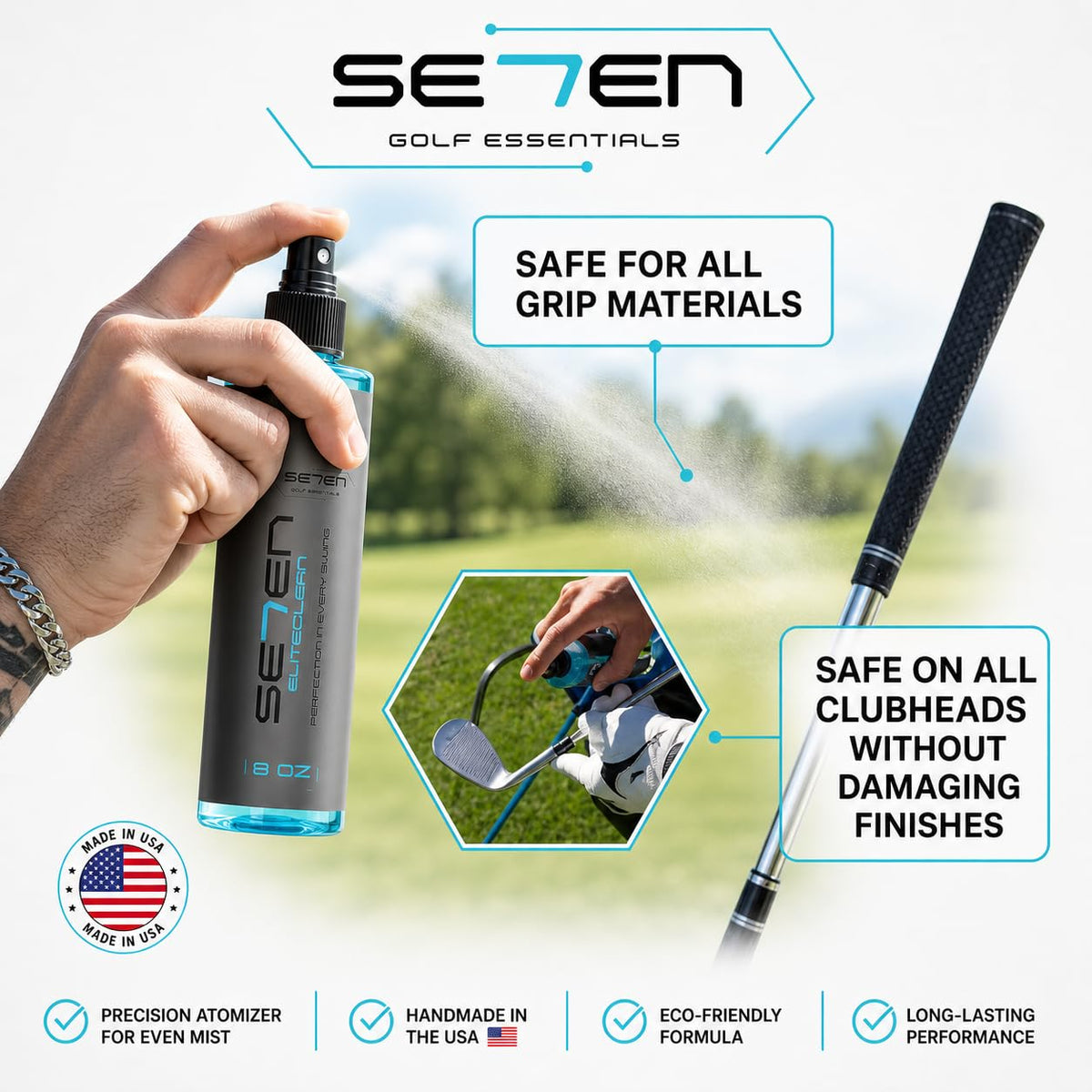 SE7EN EliteClean microfiber towel helps you dry and buff surfaces after cleaning.