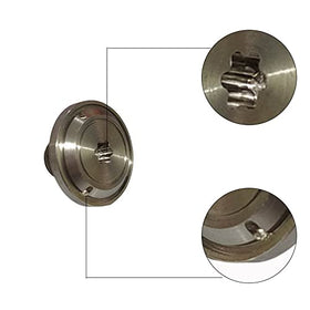 SEACLOUD 8g stainless steel weight assists consistent impact.