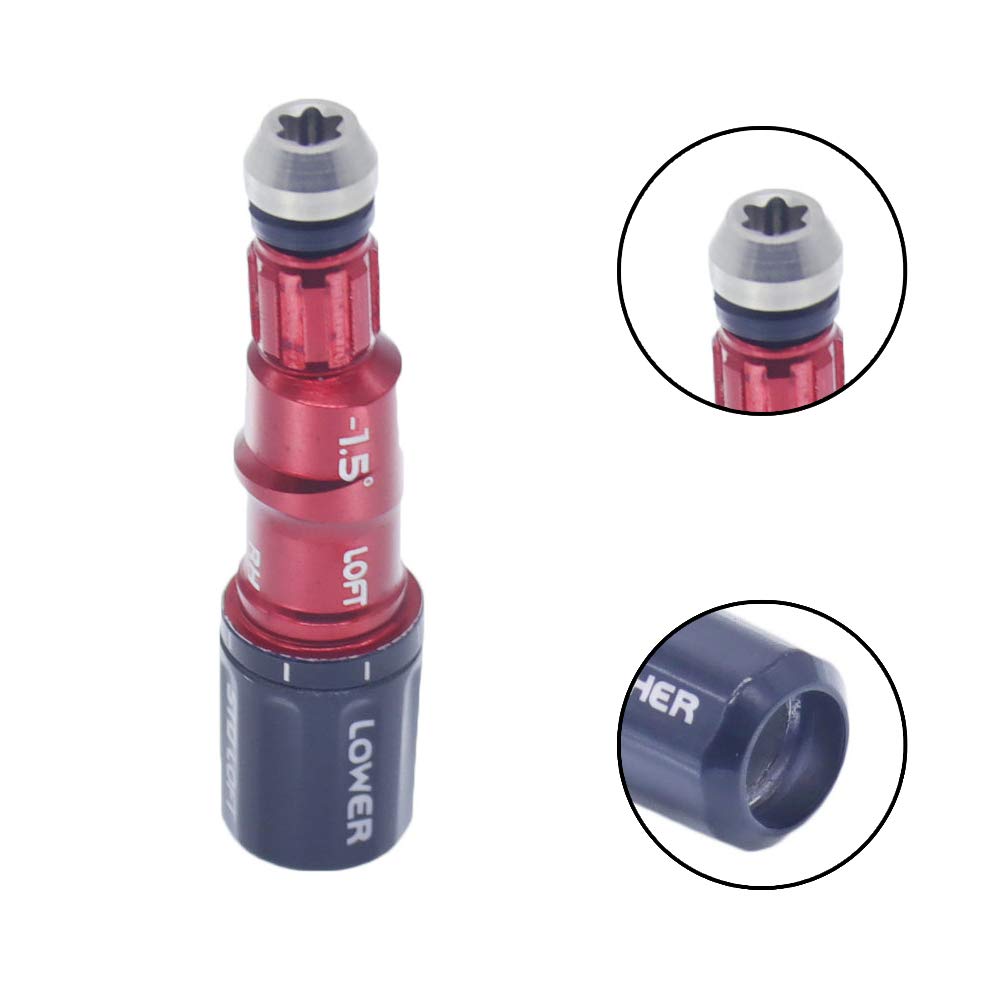 Adapter sleeve close‑up showing 0.335 RH compatibility for Taylormade models