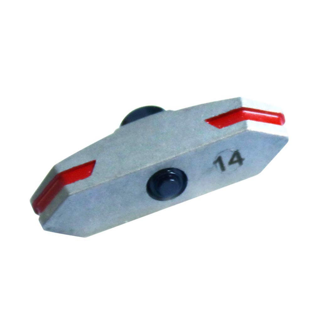 Aluminum alloy and stainless steel construction for durability.