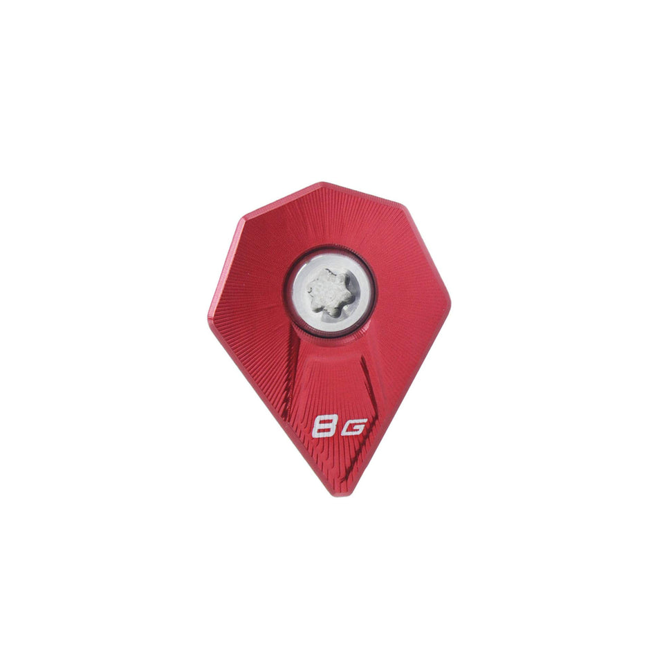 SEACLOUD Cobra King F9 red 4g weight close-up for precise tuning.