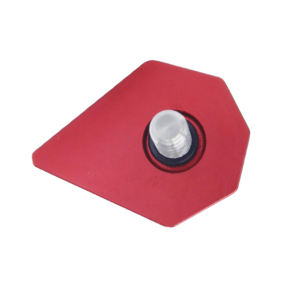 SEACLOUD Cobra King F9 red 4g weight threaded end for secure fit.