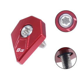 SEACLOUD Cobra King F9 red 6g weight side view for quick replacement.