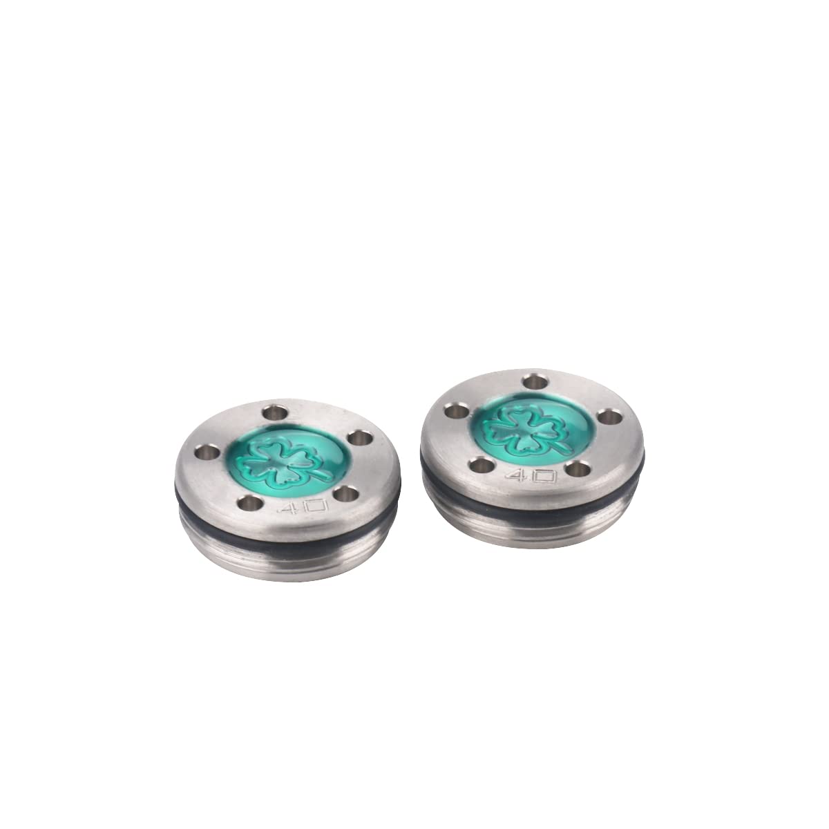 SEACLOUD 40g green four-leaf weight on Newport head for balanced stroke