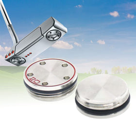 Premium SEACLOUD weight detail showing silver finish and compact size.
