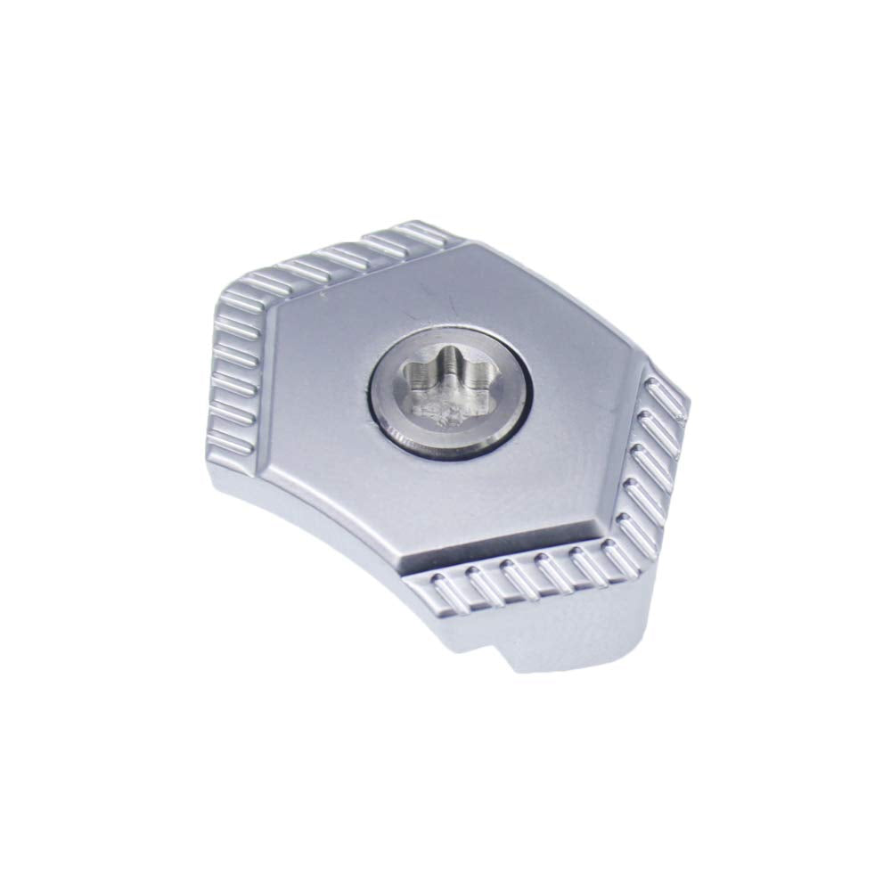 Easy-to-swap 12g slider weight for quick customization.