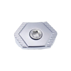 Durable stainless steel and tungsten alloy 12g slider weight.