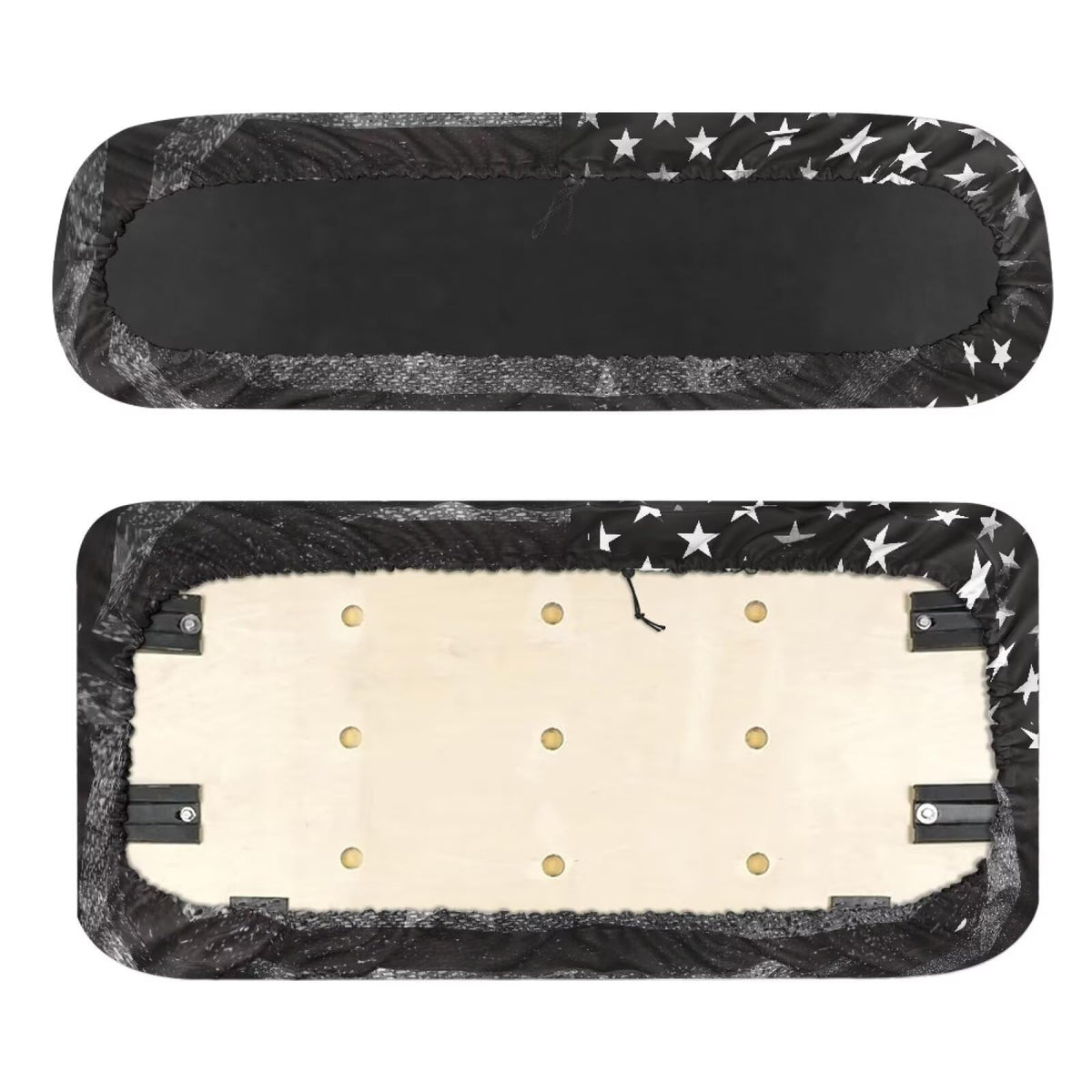 SEANATIVE American Flag pattern seat cover protects upholstery from dirt and wear.