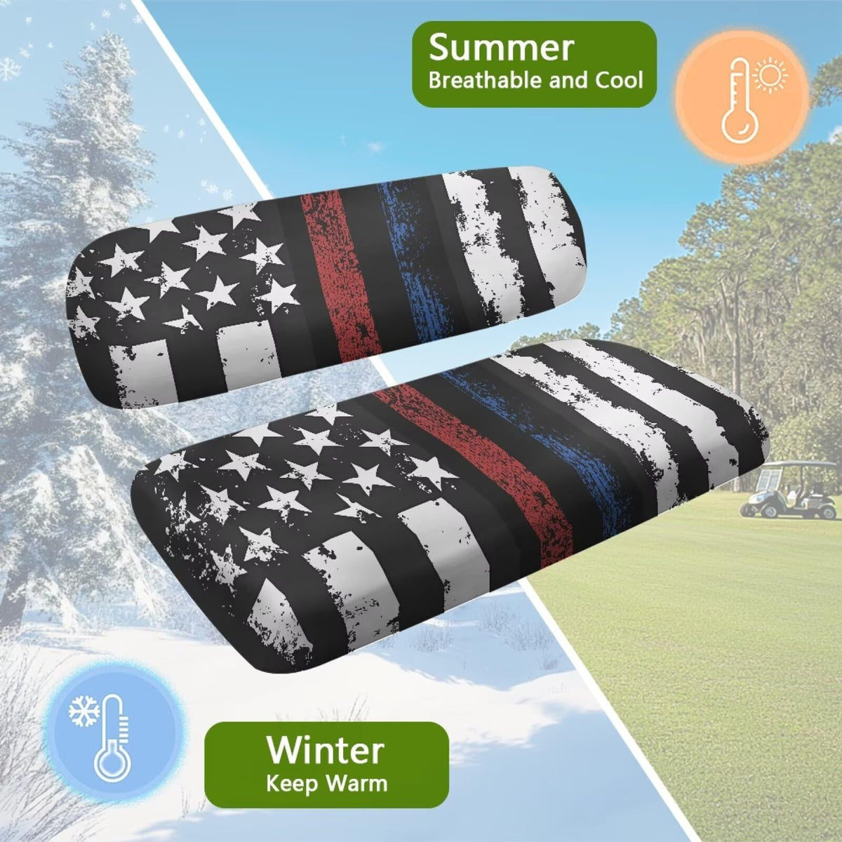 SEANATIVE durable gift-ready seat cover for golf lovers and families.