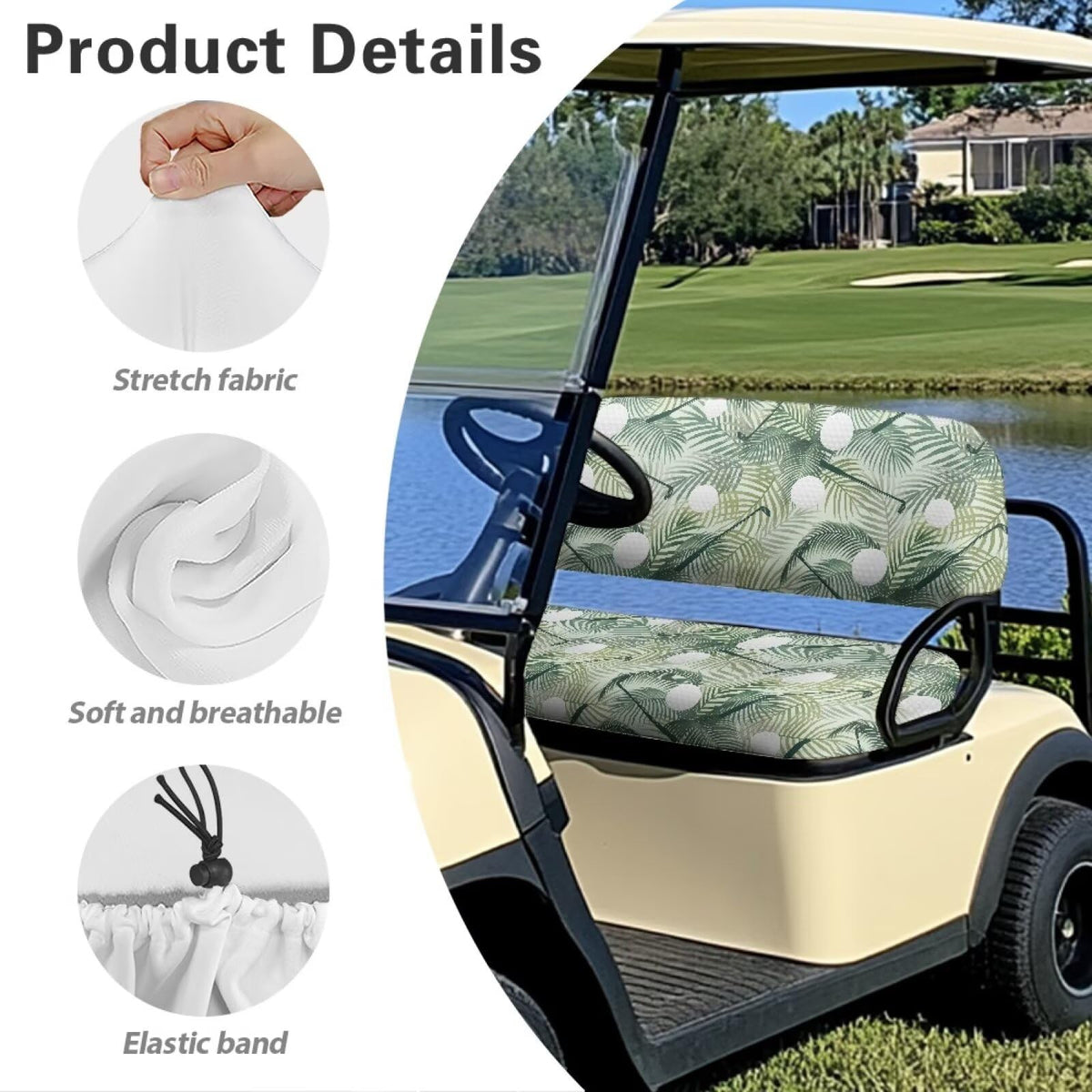 SEANATIVE clean look on the cart during play highlights tidy styling.