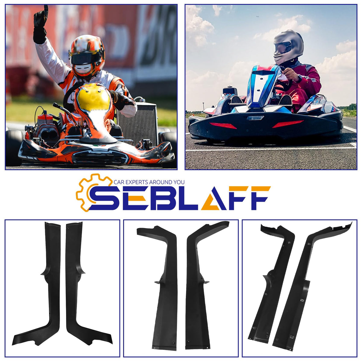 SEBLAFF floormat retainer design with low-profile edge prevents mat movement.