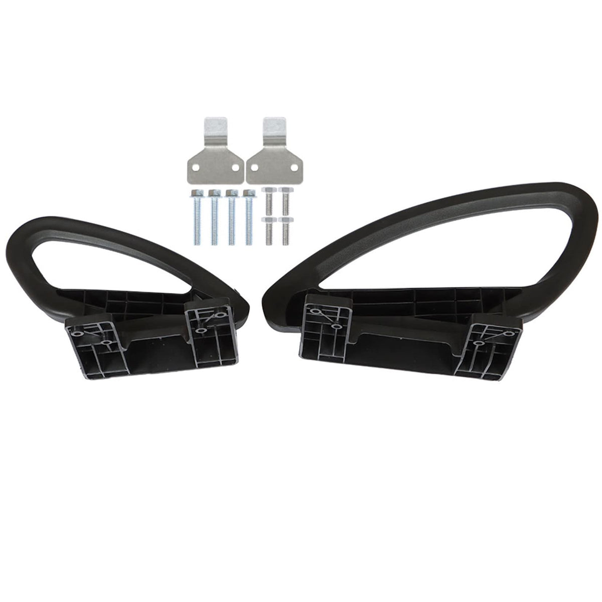 SEBLAFF hip restraint kit installed on a Club Car Onward showing secure passenger support.