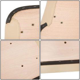 Close look at SEBLAFF memory foam cushion inside the seat bottom.