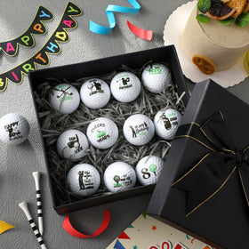 Seenelling 12-pack golf balls for casual games or practice sessions.