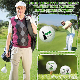Seenelling elderly-friendly golf balls set, thoughtful gift for dad or grandpa