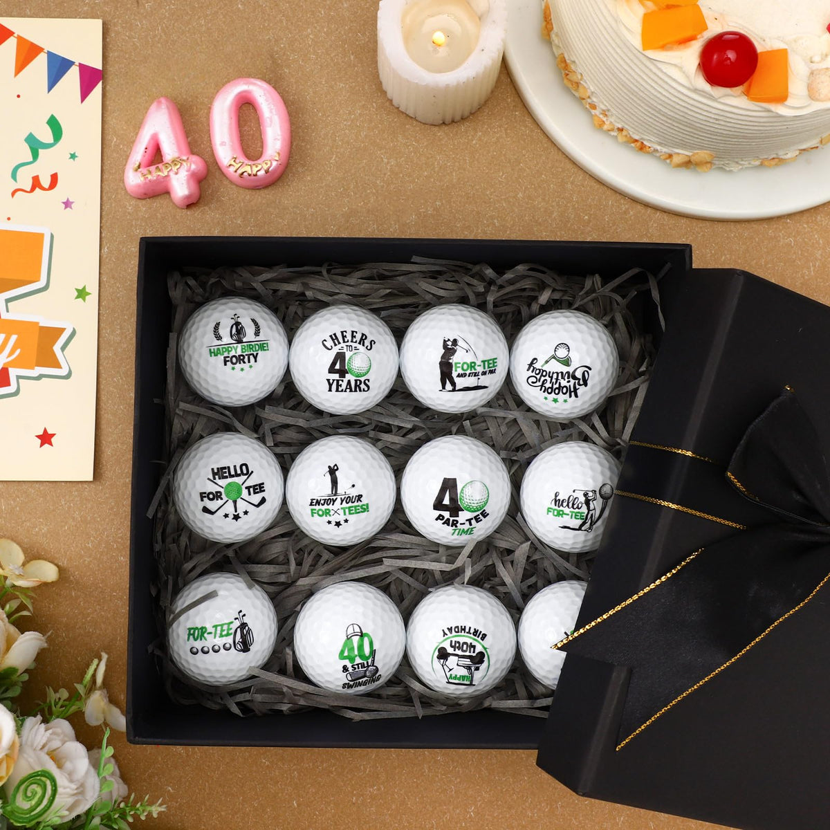 Seenelling gift set for dad or grandpa supports celebrating golfing milestones.