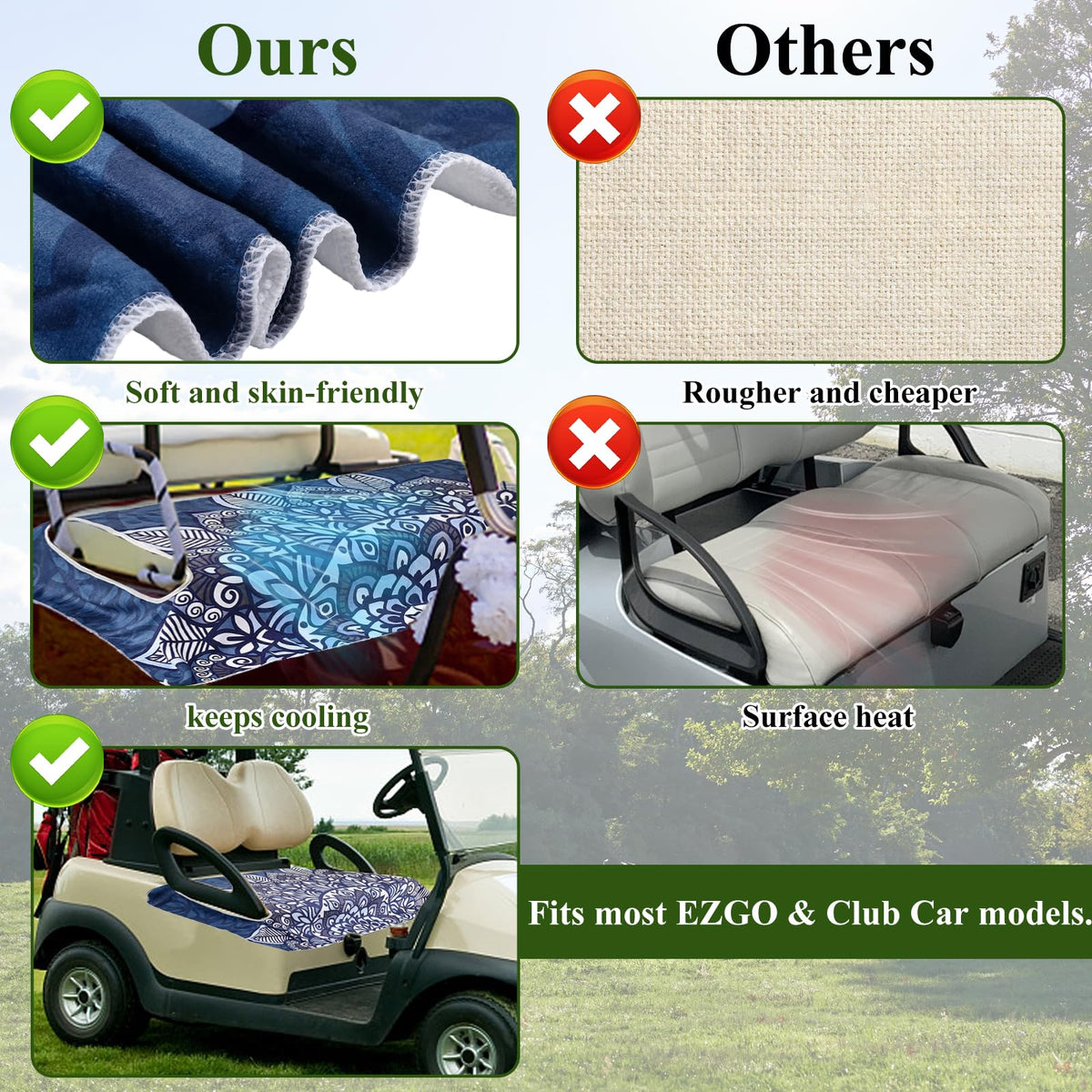 SEJGGKQ seat cover folded for compact storage and easy transport.