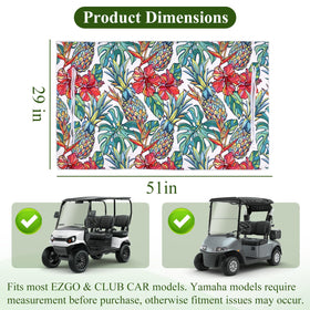 SEJGGKQ machine washable design keeps carts fresh between rounds.