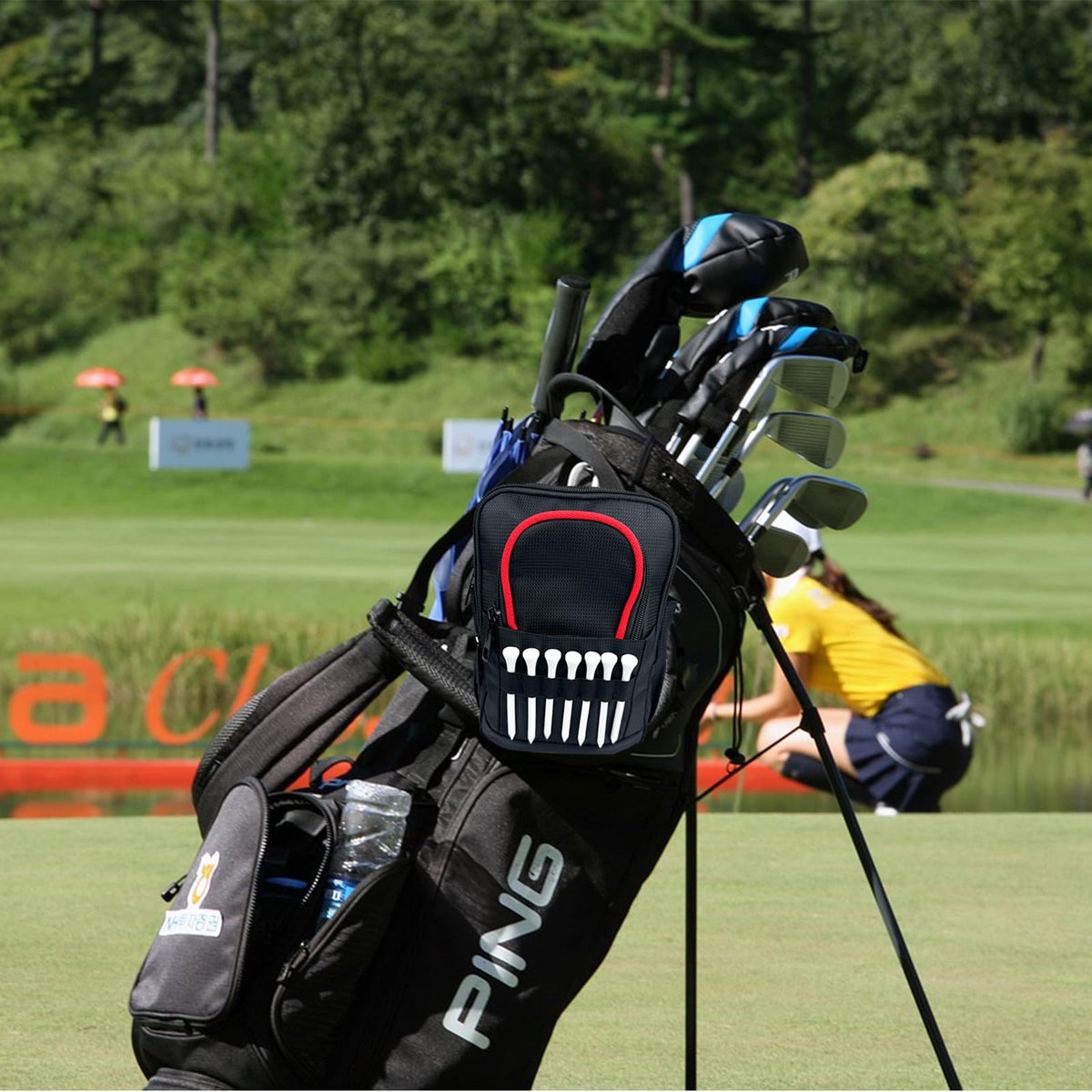 Seleasy accessories bag pouch keeps gadgets and markers within reach