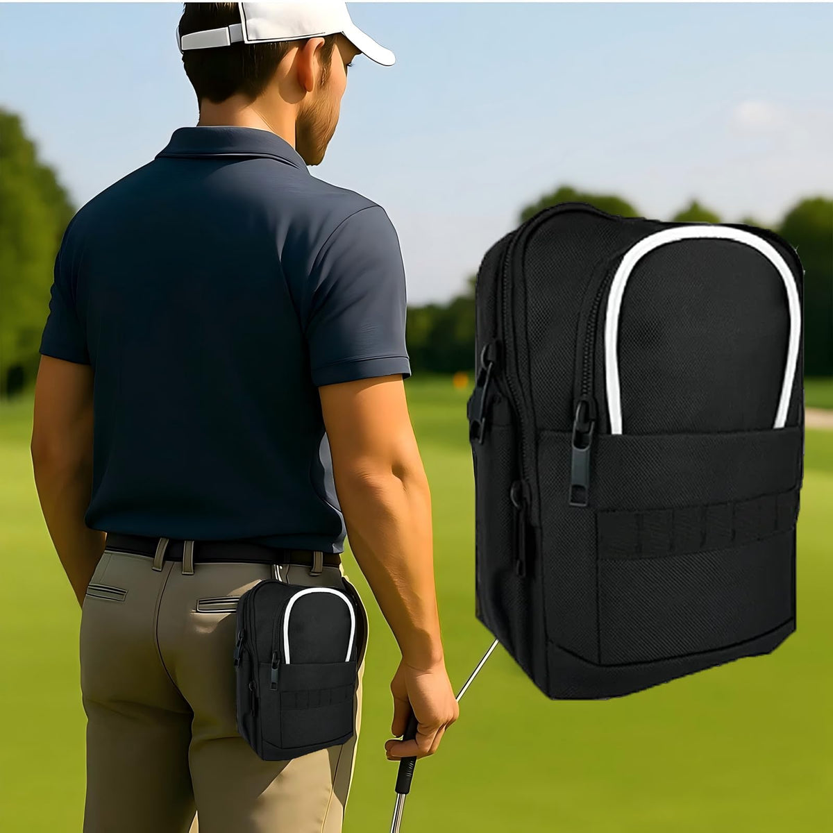 Seleasy Tee Pouch offers quick access to tees during the round.
