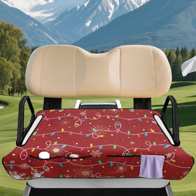 Semiouray Christmas snowflake red seat cover adds festive style.