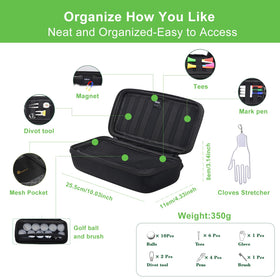 SENIKO accessory bag handheld handle enables easy pickup between holes.