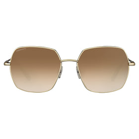 Serengeti LOY Shiny Light Gold side profile highlights lightweight, comfortable fit.