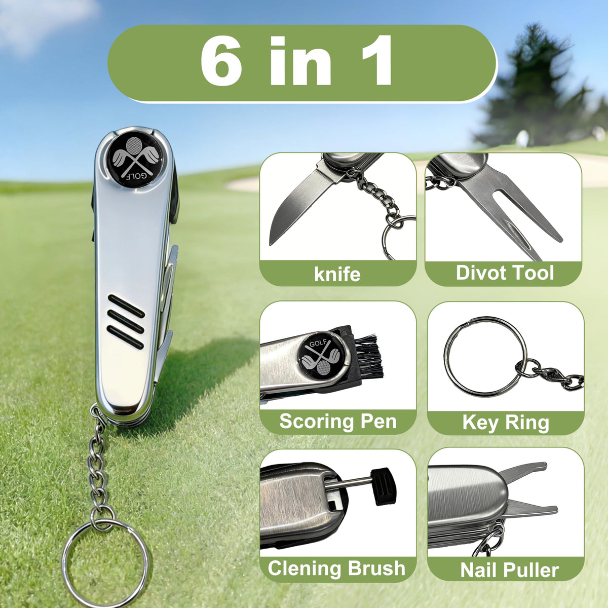 Seticek three golf balls ideal for practice rounds and quick play.