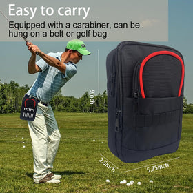 Sevance golf accessory bag Red Edge lightweight and durable for carrying.